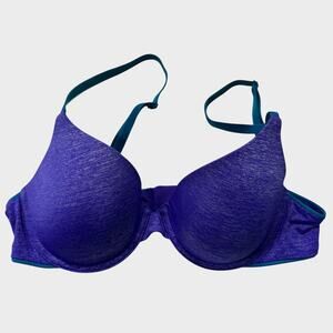 Victoria's Secret Blue Uplift Semi Demi Bra 34B